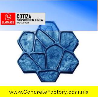 Catálogo moldes plantillas para estampar concreto modelo abanico, resina, terracota para  pintar pisos de estampado.JPG